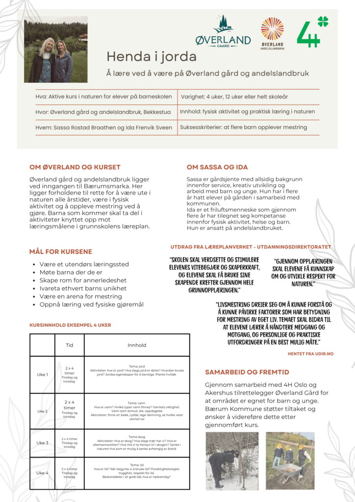 Øverland gård henda i jorda